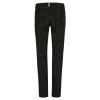 Malibu-Zip high cropped coated twill