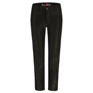 Anna c straight 7/8 coated twill zebra glow XXS