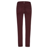 Malibu-Zip high cropped stretch twill dark berry S