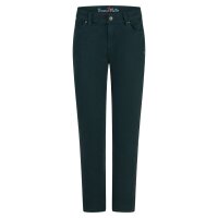 Malibu-Zip high cropped stretch twill dark berry S