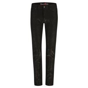 Malibu-Zip high cropped coated twill zebra glow M