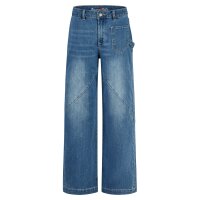 Wide Leg Pocket stretch denim