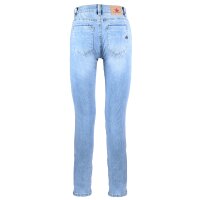 Kim-Zip cropped stretch denim