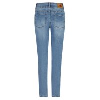 Tummyless cropped stretch denim mid denim XS