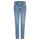 Tummyless cropped stretch denim mid denim S