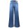 Wide Leg Worker stretch denim blue denim XXS