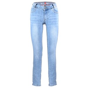 Kim-Zip cropped stretch denim light indigo S