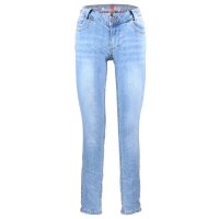 Kim-Zip cropped stretch denim light indigo S