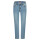 Malibu-Zip high cropped stretch denim bright denim S