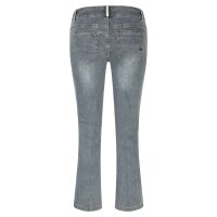 Italy K Kick Flare stretch denim light anthra XS