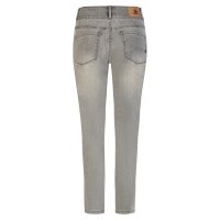 Tummyless cropped stretch denim