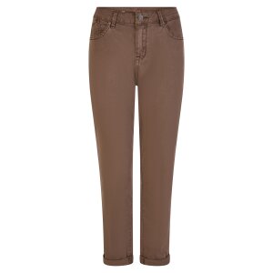 Carrot stretch twill kaffee L