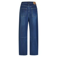 Relaxed Barrel stretch denim dark stone L