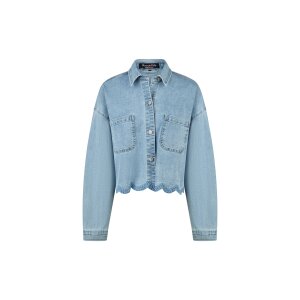Summer Jacket stretch denim embro denim XS