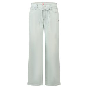 Wide Leg-L stretch denim sun bleach XL