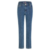 Stella-Zip straight stretch denim atlantic blue XXS