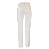 Stella-Zip straight stretch twill ecru XS