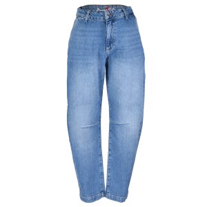 Barrel authentic denim mid stone XS