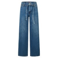 Wide Leg-L stretch denim mid stone L