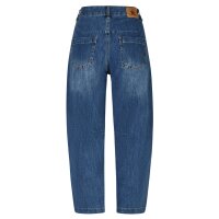 Barrel stretch denim
