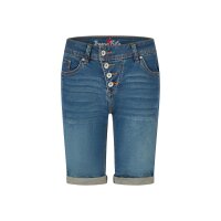 Malibu-Short cozy denim dark stone XS