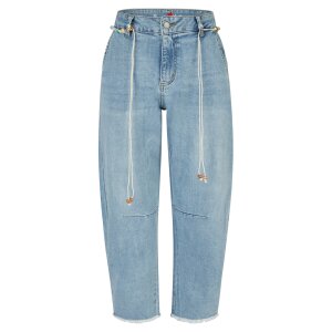 Barrel stretch denim misty blue XS