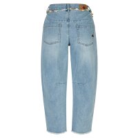 Barrel stretch denim misty blue XS