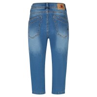 Malibu-Zip high Capri cozy denim mid stone L