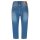 Malibu-Zip high Capri cozy denim mid stone L
