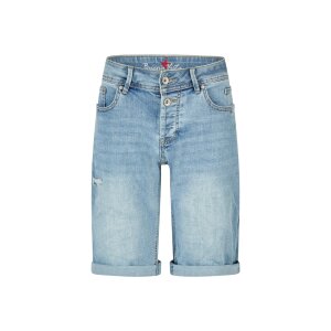 Malibu TS-Short stretch denim light destroyed XS