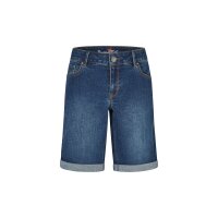Italy-Short stretch denim dark stone S