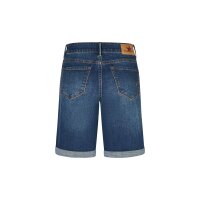 Italy-Short stretch denim dark stone S