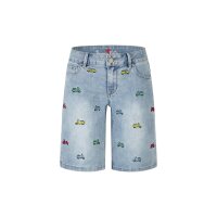 Italy-Short stretch denim
