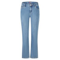 Stella-Zip straight stretch denim sunset blue XS