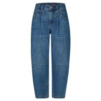 Barrel-F stretch denim mid stone S