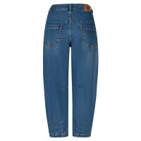 Barrel-F stretch denim mid stone S