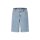 Italy-Short stretch denim dot and stripe XS