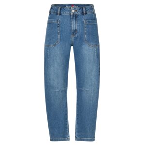 Barrel-G stretch denim mid stone S