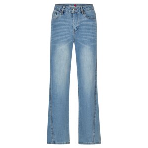 Wide Leg-I stretch denim sky denim XS