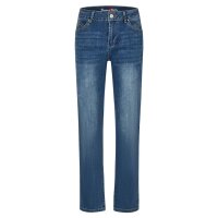 Stella-Zip straight-S stretch denim dark used S