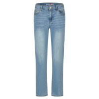 Stella-Zip straight-S stretch denim dark used S