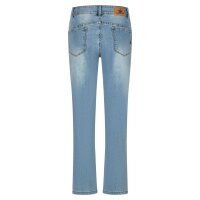 Stella-Zip straight-S stretch denim dark used S