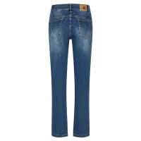Stella-Zip straight-S stretch denim dark used S